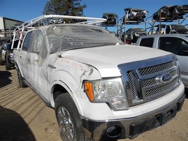 2010 Ford F-150 Lariat White Crew Cab 5.4L AT 4WD #F22944
